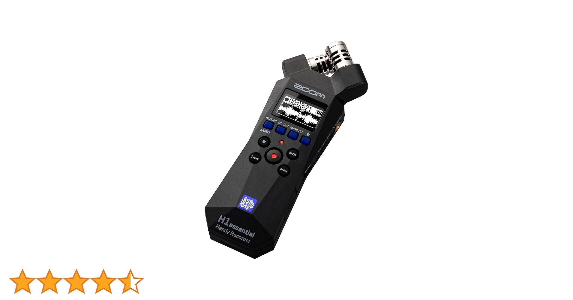 Amazon.co.jp: ZOOM ズーム H1 essential 小型軽量 ハンディレコーダー